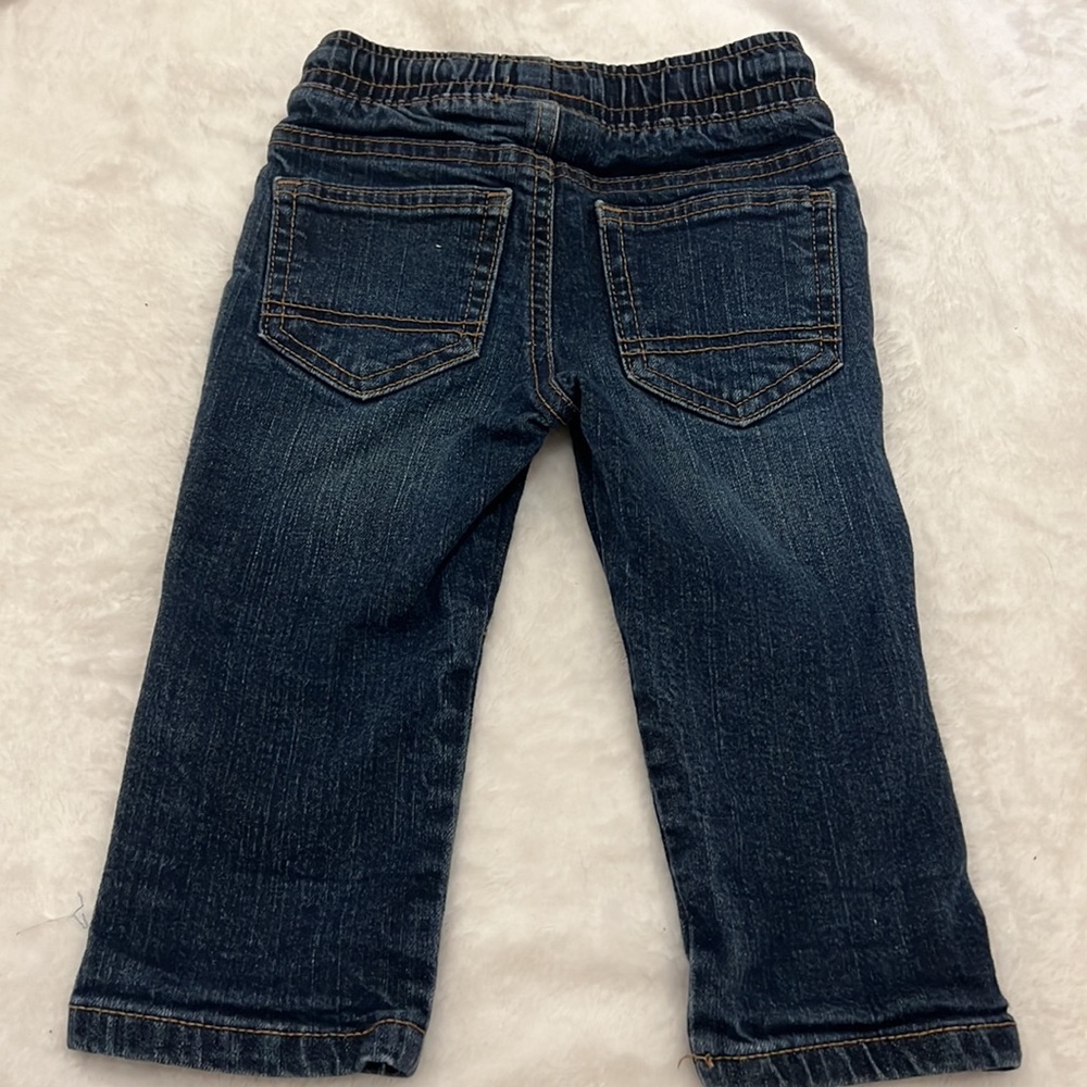 Cat & Jack straight leg jean with jogger style drawstring waist band - Picture 6 of 9